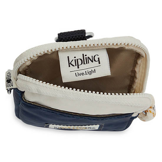 Kipling Clark Neck Pouch Handväska Beige Blå | SE 1959GS